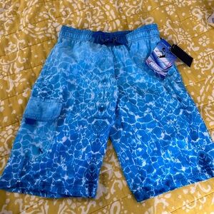 New NBN gear swim trunks swimsuit boys size 10/12